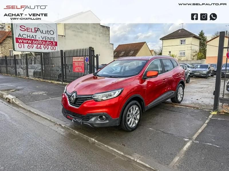 Rouge Occasion 2016 Renault Kadjar Intens SUV | 10 480 € (Bon prix) - Image 1/4
