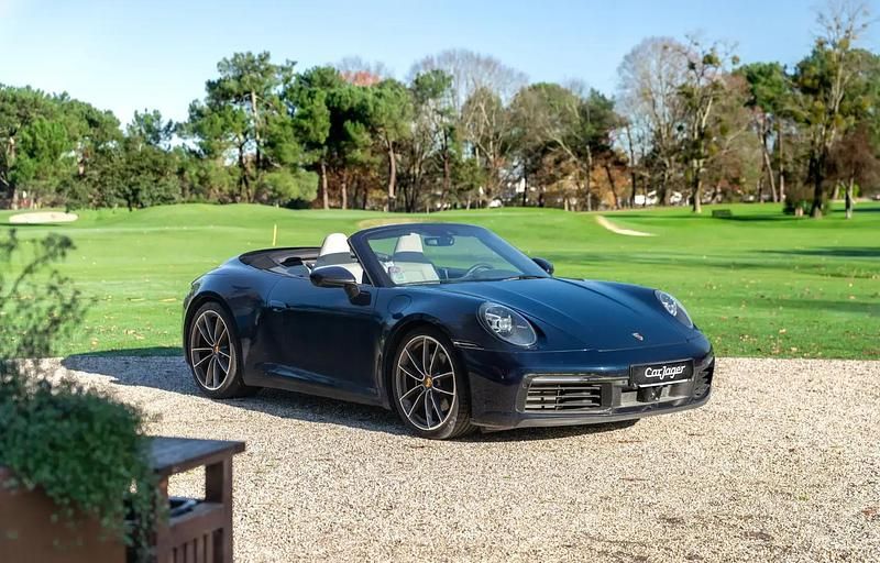 Bleu Occasion 2020 Porsche 911 Carrera S Cabriolet Cabriolet | 164 990 € (Prix cher) - Image 1/4