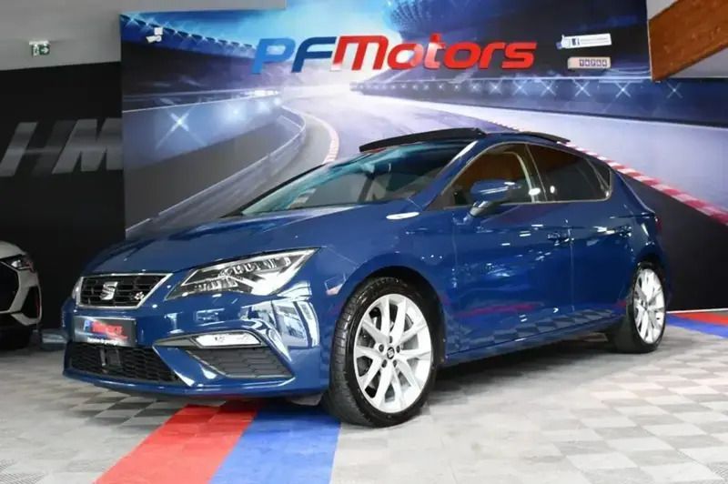 Bleu Utilisé 2019 Seat Leon FR Berline | 22 990 € (Prix cher) - Image 1/4