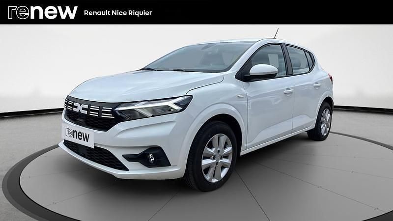 Blanc Utilisé 2024 Dacia Sandero Expression Citadine | 15 599 € (Prix juste) - Image 1/4