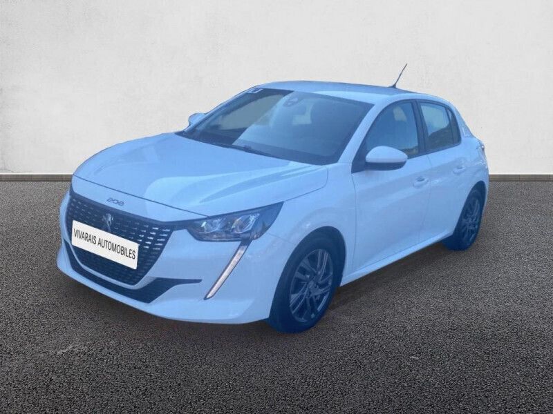 Blanc Utilisé 2021 Peugeot 208 Business-Line Citadine | 10 900 € - Image 1/4