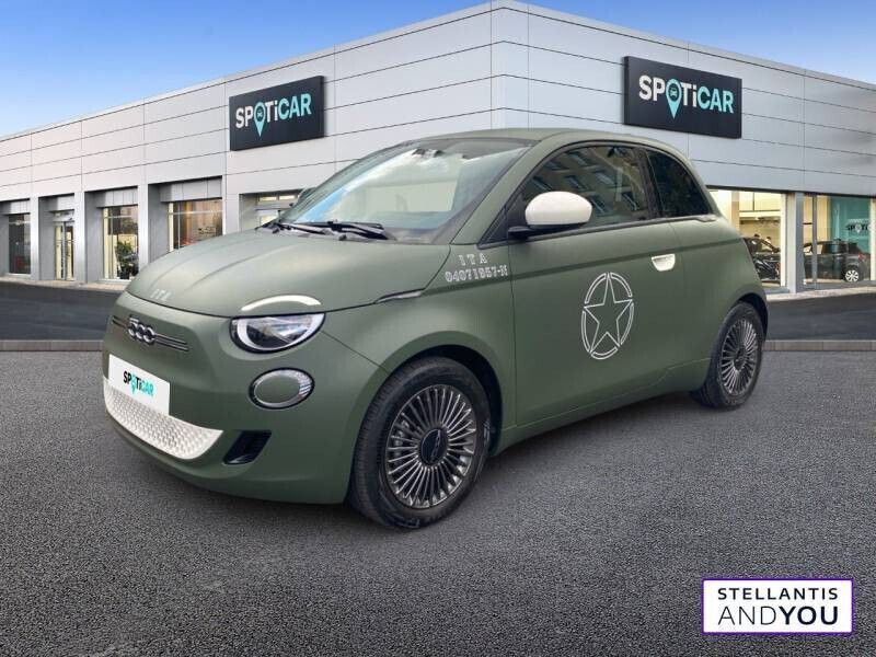 Blanc Utilisé 2022 Fiat 500e Berline | 13 990 € (Super prix) - Image 1/4