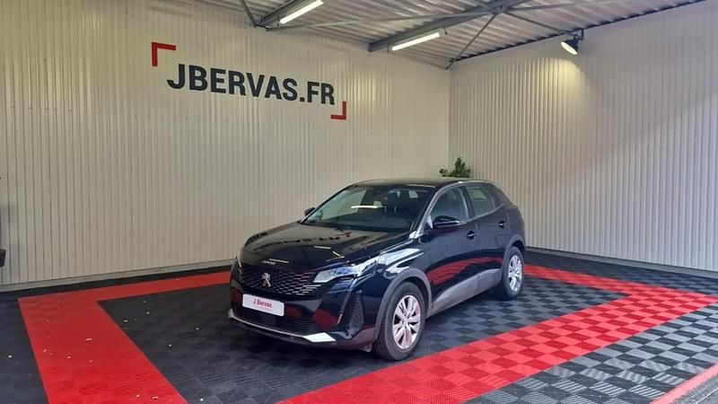 Noir Utilisé 2021 Peugeot 3008 Business-Line SUV | 20 990 € (Bon prix) - Image 1/4