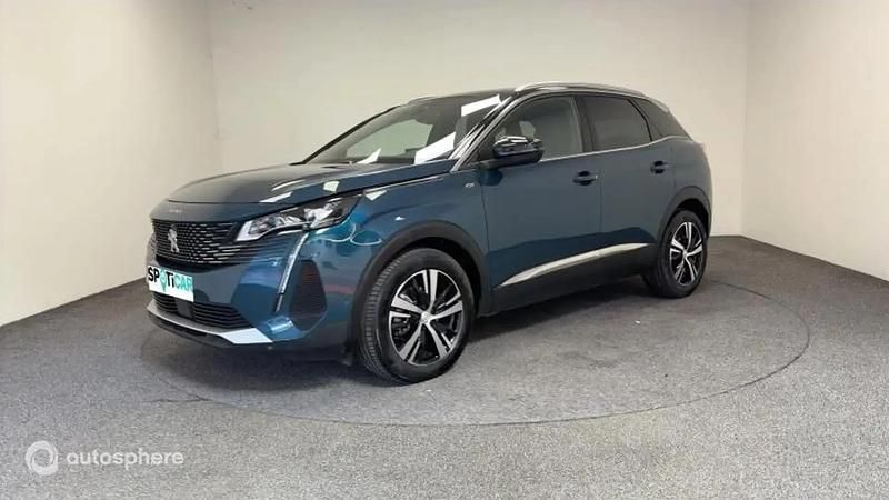 Bleu Utilisé 2024 Peugeot 3008 GT SUV | 30 499 € (Prix juste) - Image 1/4