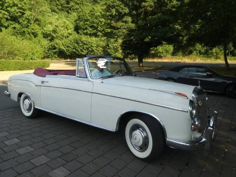 Occasion Mercedes 220 106 ch (77 kW) 1958 Blanc Cabriolet