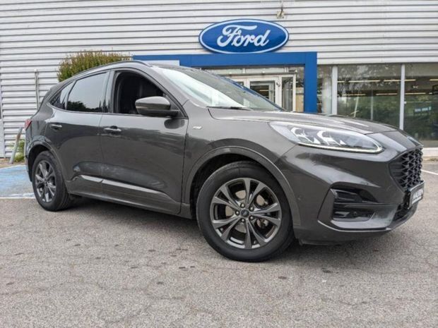 Gris Utilisé 2021 Ford Kuga ST-Line X SUV | 23 900 € (Prix juste) - Image 1/4