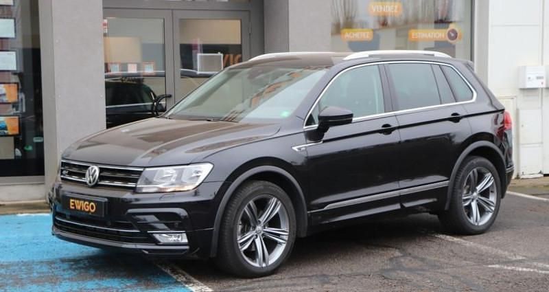 Noir Occasion 2017 VW Tiguan R-line SUV | 22 990 € (Bon prix) - Image 1/4