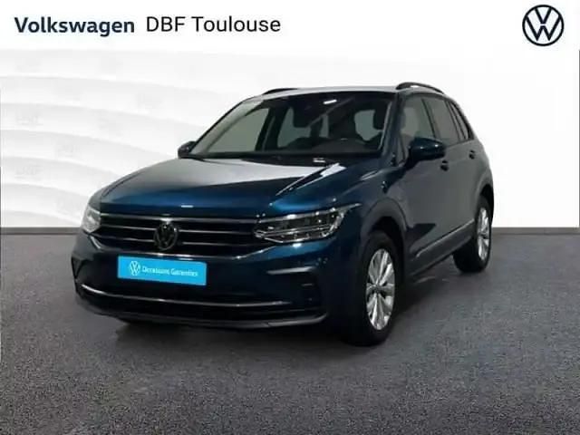 Bleu Occasion 2023 VW Tiguan Life SUV | 29 488 € (Prix juste) - Image 1/4