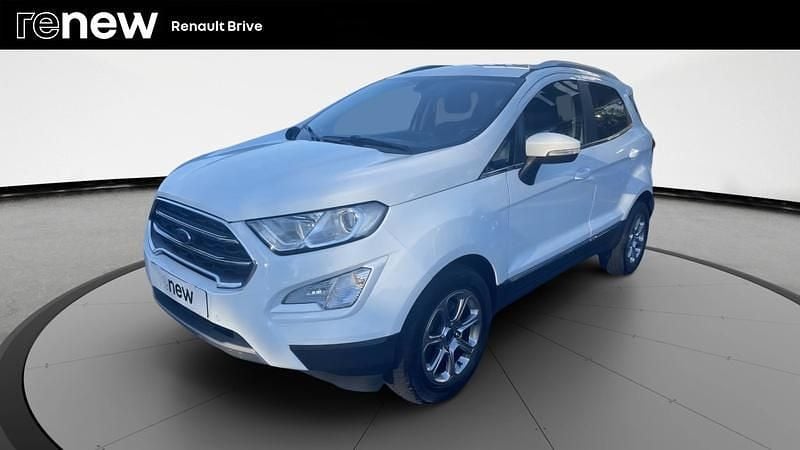 Blanc Utilisé 2019 Ford Ecosport Titanium SUV | 10 990 € (Prix juste) - Image 1/4