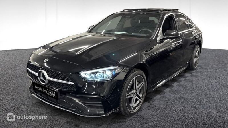 Noir Utilisé 2024 Mercedes C300e AMG line Berline | 43 990 € (Bon prix) - Image 1/4