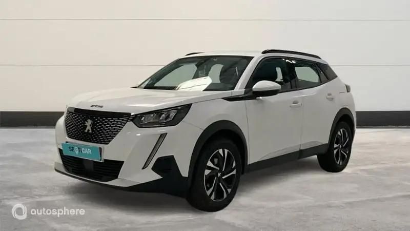 Blanc Utilisé 2020 Peugeot 2008 Allure SUV | 16 299 € (Prix juste) - Image 1/4