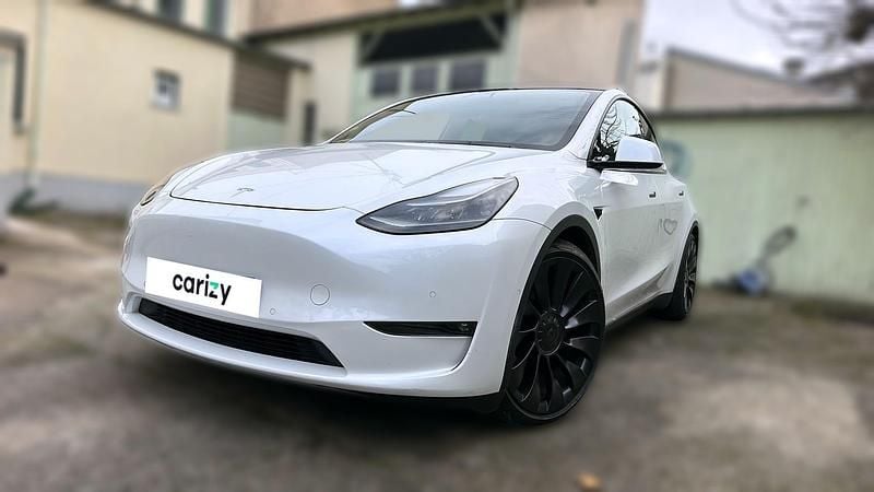 Blanc Occasion 2022 Tesla Model Y Performance SUV | 31 490 € (Super prix) - Image 1/4