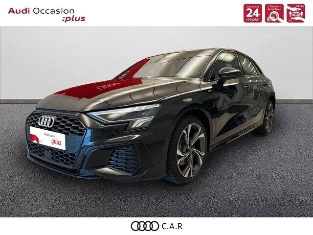 Noir mythe métallisé Utilisé 2023 Audi A3 Sportback e-tron S-Line Berline | 44 500 € - Image 1/4