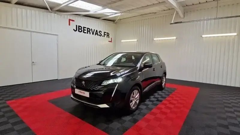 Noir Utilisé 2021 Peugeot 3008 Business-Line SUV | 17 590 € (Bon prix) - Image 1/4