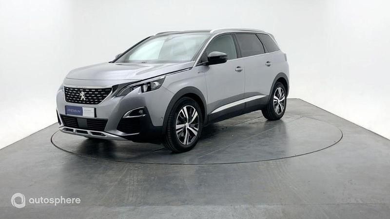 Gris Utilisé 2020 Peugeot 5008 Allure Monospace | 19 560 € (Prix juste) - Image 1/4