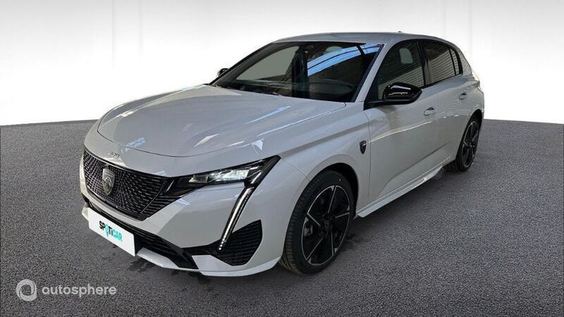 Blanc okénite (m) Utilisé 2024 Peugeot e-308 Citadine | 42 700 € - Image 1/4