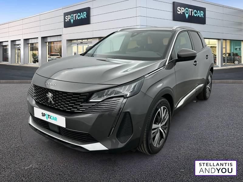 Gris Utilisé 2021 Peugeot 3008 Allure | 20 990 € (Prix juste) - Image 1/4