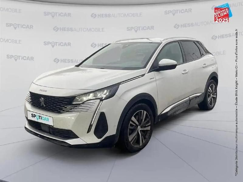 Blanc Utilisé 2021 Peugeot 3008 Allure SUV | 17 999 € (Super prix) - Image 1/4