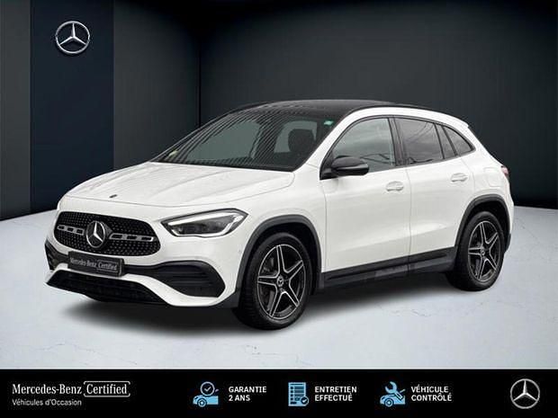 Blanc Utilisé 2021 Mercedes GLA220 AMG line SUV | 38 400 € (Prix assez cher) - Image 1/4