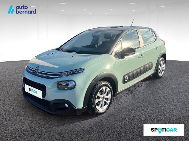 Vert Utilisé 2020 Citroën C3 PureTech Citadine | 10 787 € (Prix juste) - Image 1/3