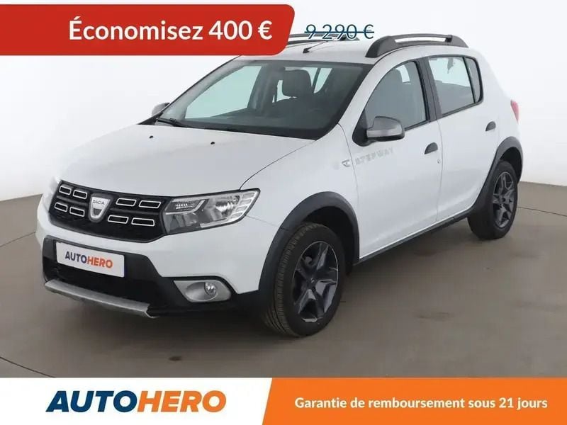 Blanc Utilisé 2017 Dacia Sandero Citadine | 8 890 € (Prix juste) - Image 1/2