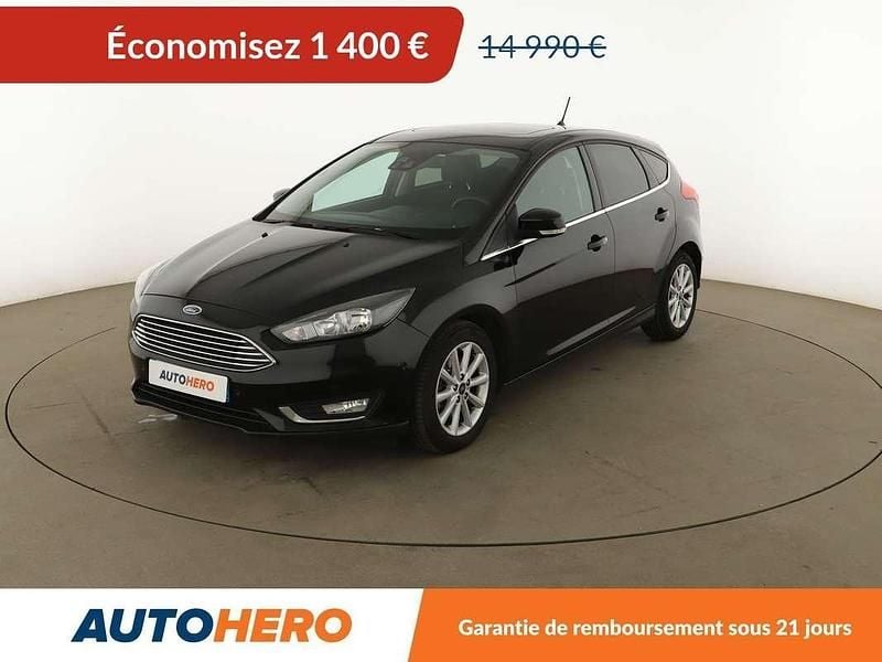 Occasion Ford Focus Titanium 150 ch (110 kW) 2017 Noir Berline