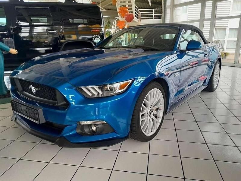 Occasion Ford Mustang GT Convertible 421 ch (309 kW) 2017 Bleu Cabriolet