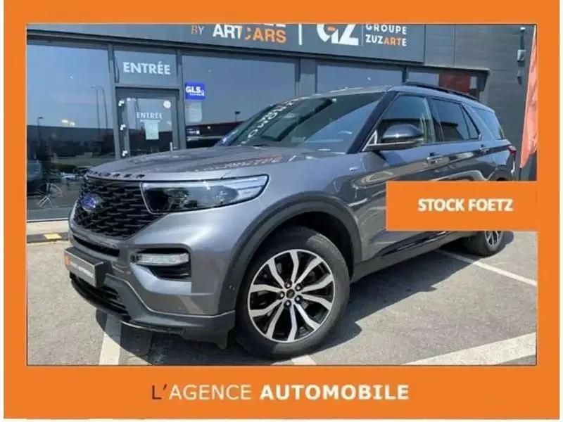 Gris Utilisé 2022 Ford Explorer ST-Line SUV | 58 900 € (Prix juste) - Image 1/4