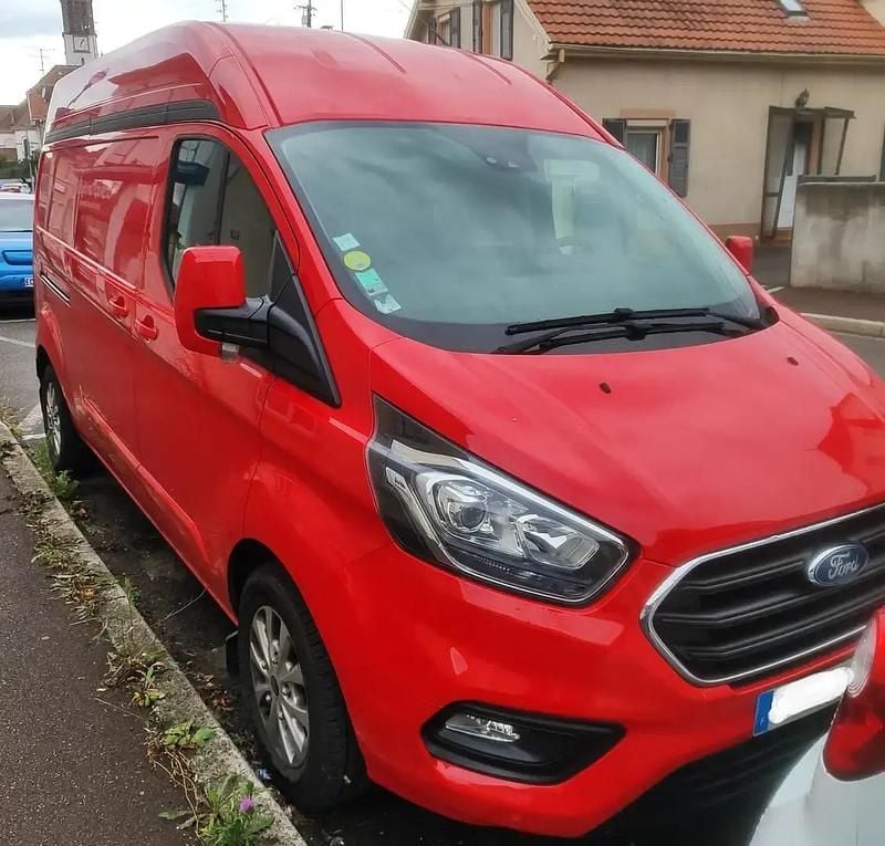 Rouge Occasion 2019 Ford Transit Custom S Van | 20 990 € (Super prix) - Image 1/4