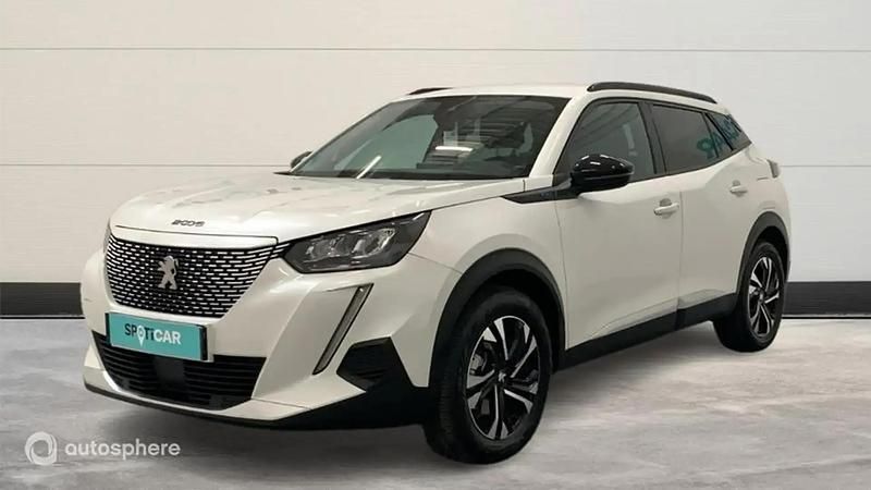 Blanc Occasion 2022 Peugeot e-2008 Allure SUV | 16 999 € (Prix juste) - Image 1/4