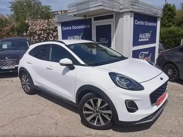 Blanc Utilisé 2021 Ford Puma Gen-E Titanium X SUV | 17 990 € (Prix juste) - Image 1/4