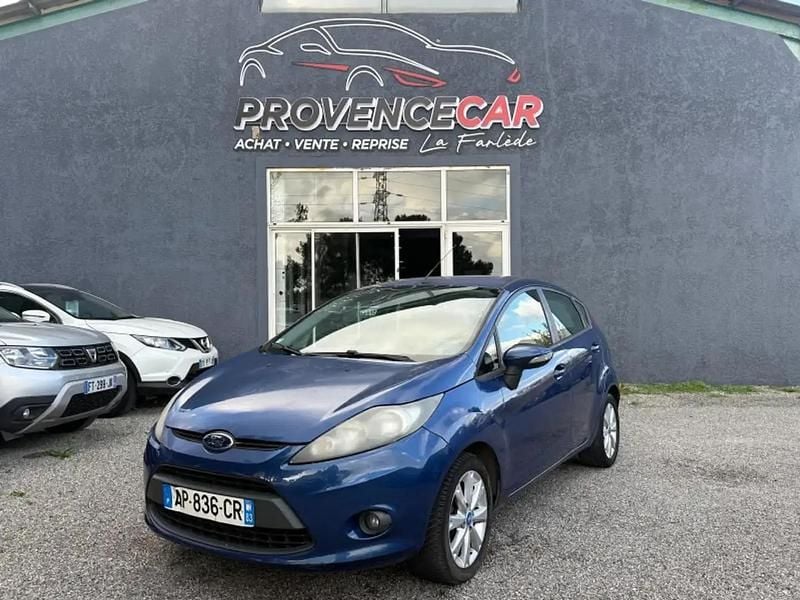 Occasion Ford Fiesta Ambiente 69 ch (50 kW) 2010 Bleu Citadine