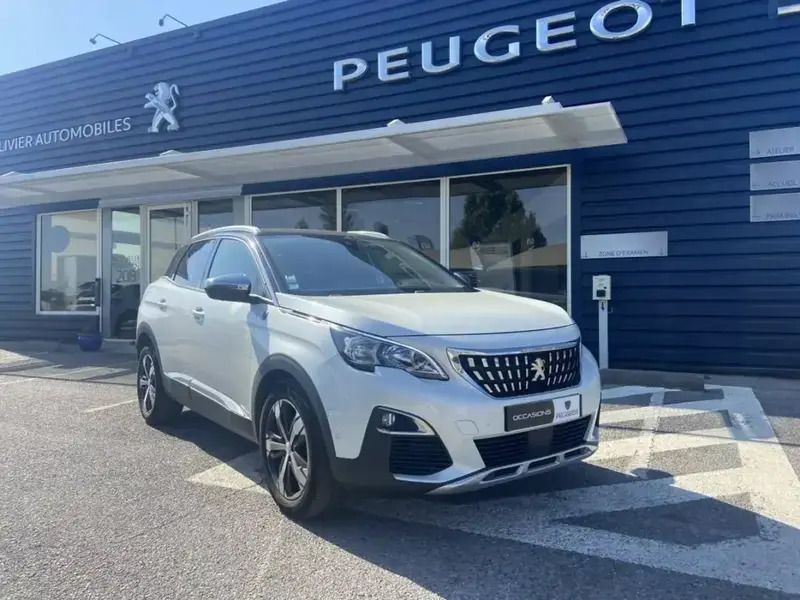 Blanc Utilisé 2019 Peugeot 3008 Crossway SUV | 16 990 € (Prix juste) - Image 1/4