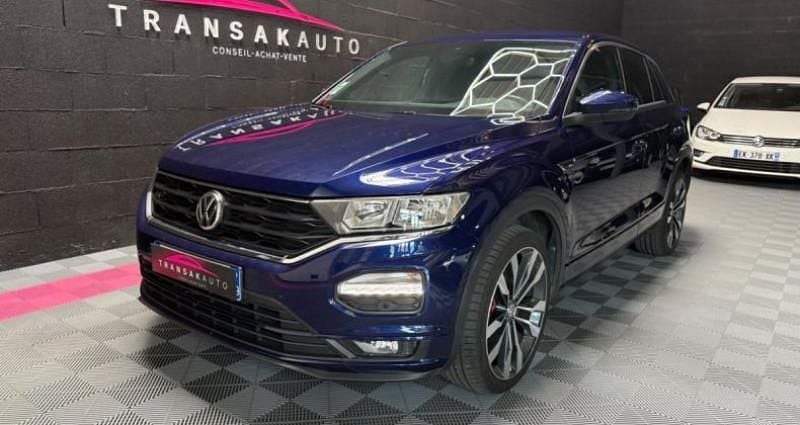 Bleu Utilisé 2019 VW T-Roc R-line SUV | 18 490 € (Super prix) - Image 1/4