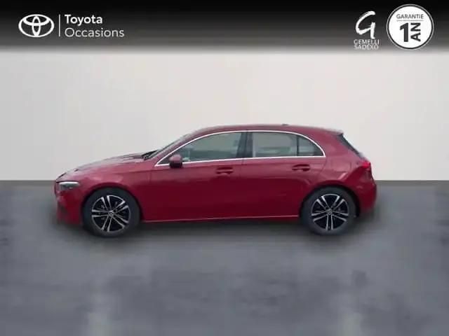 Occasion Mercedes A180 Progressive 137 ch (100 kW) 2023 Rouge patagonie métallisé manufaktur Berline