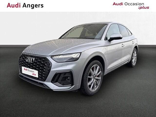Argent fleuret métallisé Occasion 2021 Audi Q5 Sportback S-Line SUV | 45 950 € (Prix assez cher) - Image 1/4
