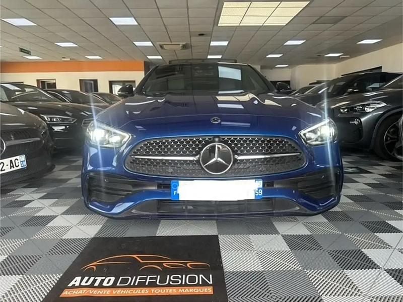 Bleu Utilisé 2021 Mercedes C200 Berline | 39 990 € (Prix juste) - Image 1/4