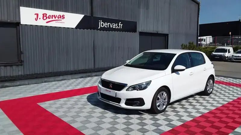 Blanc Utilisé 2019 Peugeot 308 Active Berline | 13 790 € (Prix assez cher) - Image 1/4