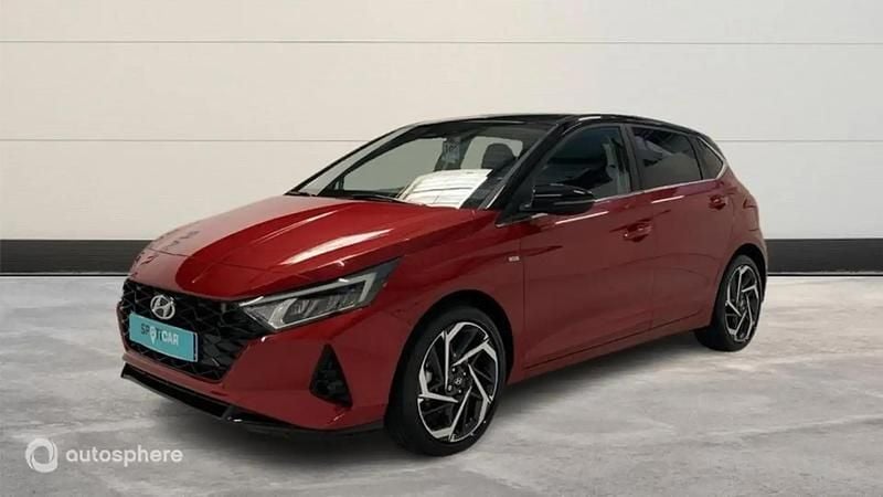 Rouge Occasion 2022 Hyundai i20 Berline | 17 499 € (Prix juste) - Image 1/4
