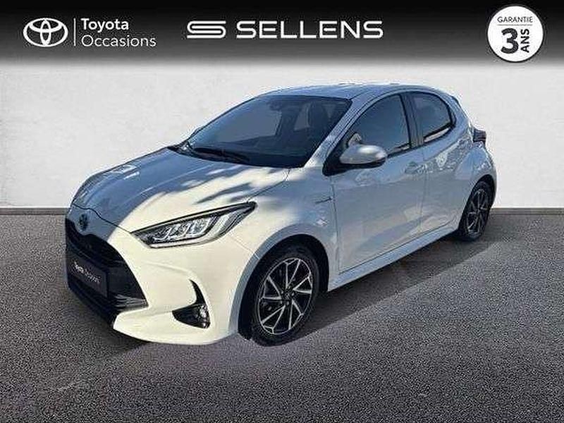 Blanc Utilisé 2021 Toyota Yaris Hybrid Design Berline | 19 480 € (Prix juste) - Image 1/1