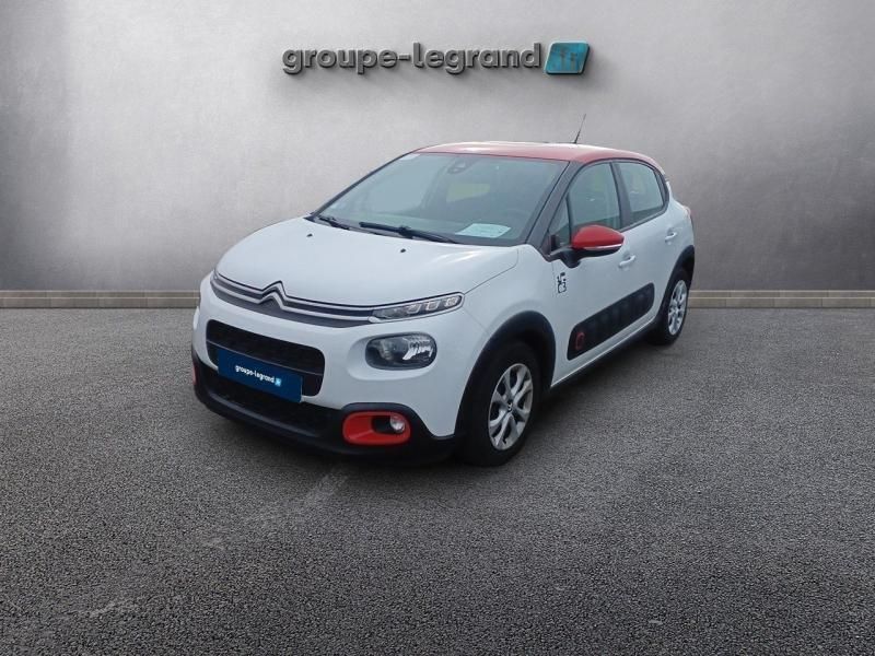 Rouge Utilisé 2018 Citroën C3 PureTech Citadine | 9 480 € (Prix juste) - Image 1/3