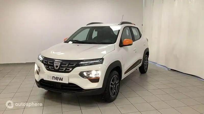 Blanc Utilisé 2022 Dacia Spring Comfort Plus Citadine | 9 999 € (Prix juste) - Image 1/4
