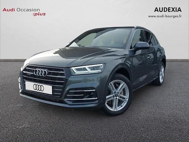 Gris daytona nacré Utilisé 2020 Audi Q5 S-Line SUV | 36 890 € (Prix juste) - Image 1/4