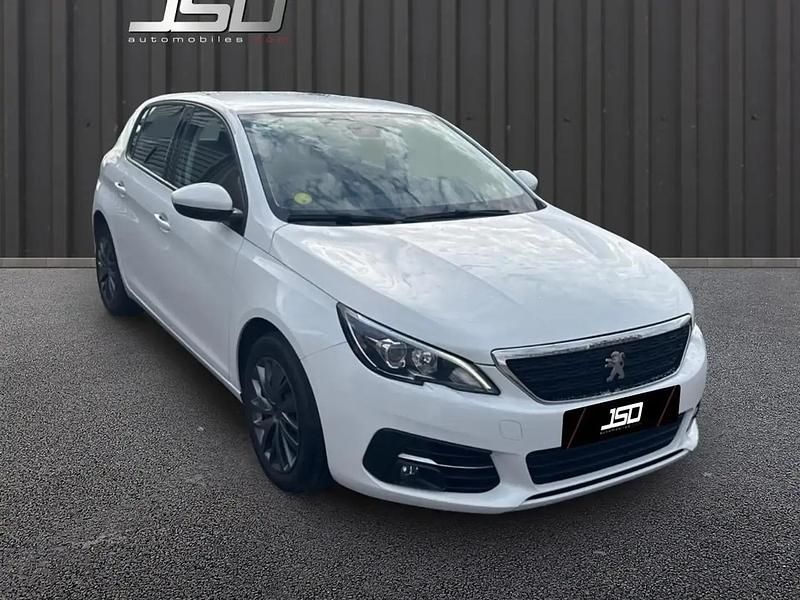 Blanc Utilisé 2021 Peugeot 308 Premium | 14 990 € (Super prix) - Image 1/4