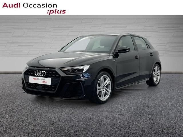 Noir mythe métallisé Occasion 2022 Audi A1 Sportback S-Line Citadine | 26 990 € (Prix juste) - Image 1/4
