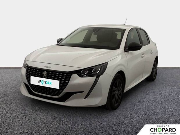 Blanc Utilisé 2021 Peugeot 208 Active Citadine | 12 990 € (Prix juste) - Image 1/4