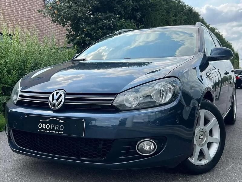 Bleu Utilisé 2010 VW Golf VI Highline Break | 2 990 € (Bon prix) - Image 1/4
