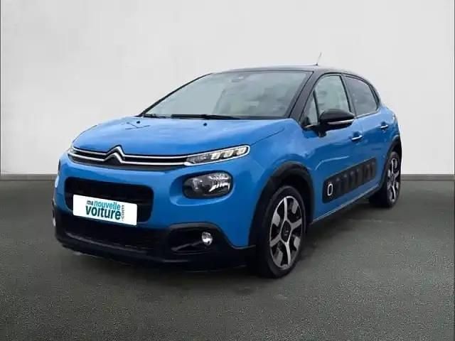 Bleu Occasion 2019 Citroën C3 PureTech Berline | 11 990 € (Prix juste) - Image 1/4