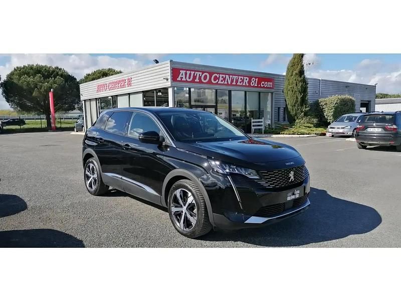 Noir Utilisé 2022 Peugeot 3008 Allure SUV | 22 950 € (Prix juste) - Image 1/4