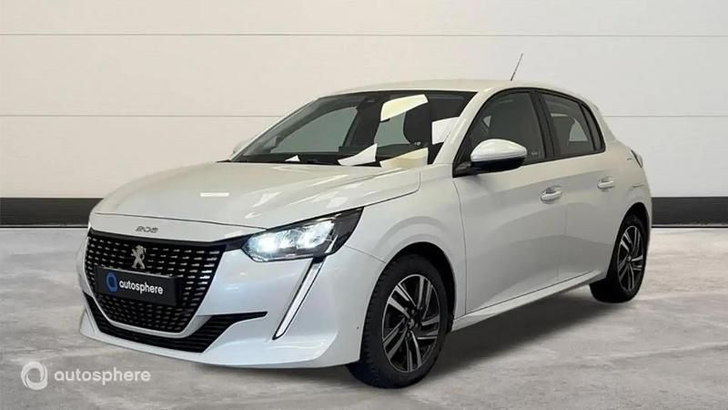 Blanc Utilisé 2020 Peugeot 208 Allure Citadine | 11 399 € (Prix juste) - Image 1/4